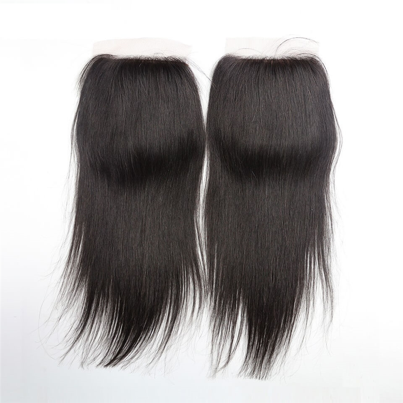 Brazilian Silk base Closure Straight Hair
